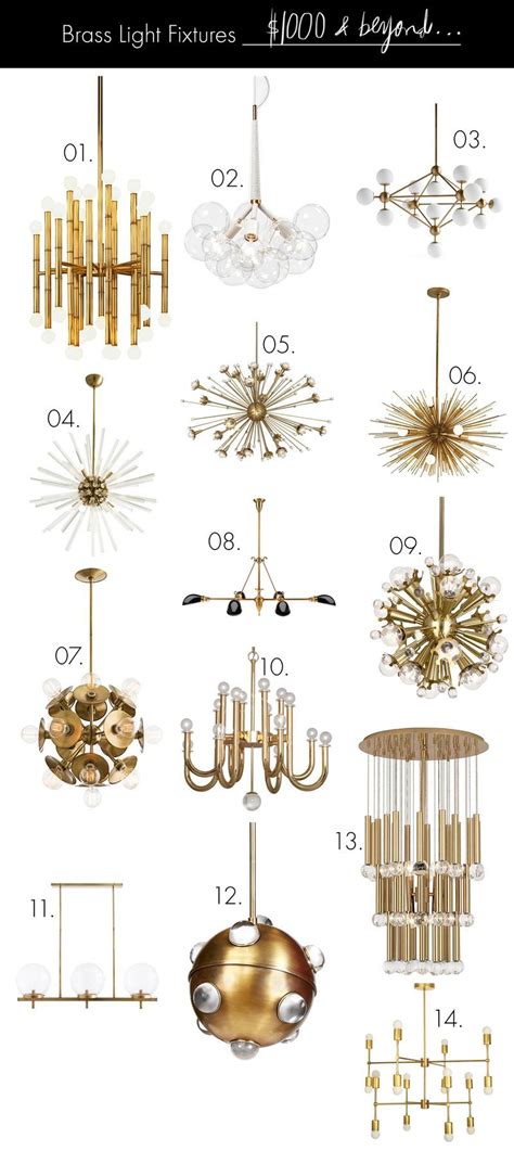 Brass Light Fixtures for Every Budget! | Brass light fixture, Light ...