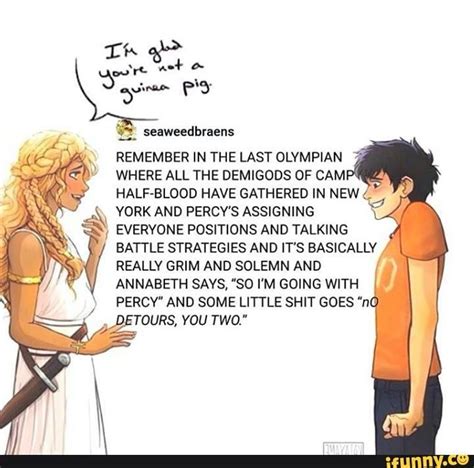 percabeth - iFunny :) | Percy jackson funny, Percy jackson books, Percy jackson memes