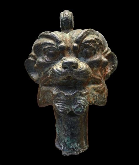 Bronze head of Pazuzu, Mesopotamia (probably from Nimrud), 900-612 BC, now in the room 56 of the ...