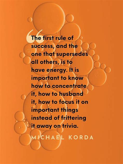 Michael Korda Quote: The First Rule of Success by ArtsyQuotes (24 x 36) - Walmart.com