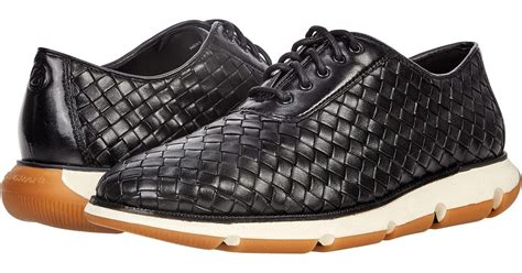 Cole Haan Leather 4.zerogrand Woven Oxford in Black for Men - Lyst