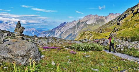 Grisons Self-guided Trekking Tour In the Alps, Switzerland.