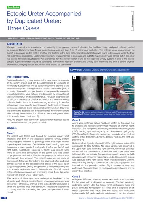 (PDF) Ectopic Ureter Accompanied by Duplicated Ureter: Three Cases