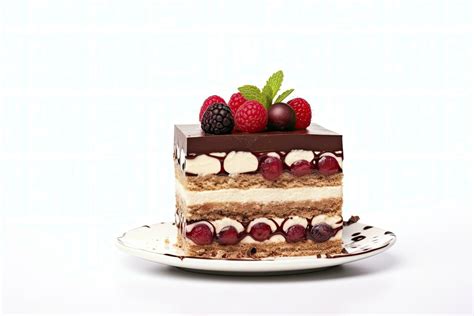 AI generated Cake isolated on white background. AI Generated 35217952 ...