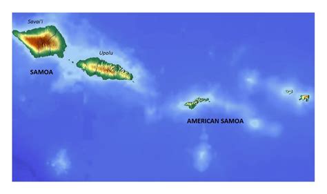 Detailed Relief Map Of Samoa Samoa Oceania Mapsland M - vrogue.co