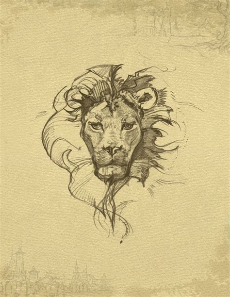 Narnia on Behance | Nárnia tattoo, Lion sketch, Narnia