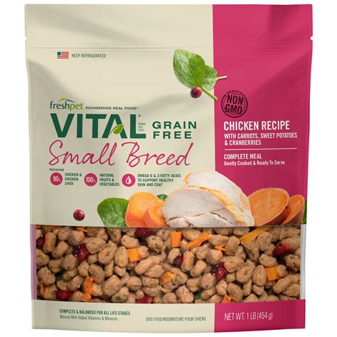 Freshpet Vital Small Breed Chicken & Veggie Fresh Dog Food 1 lb