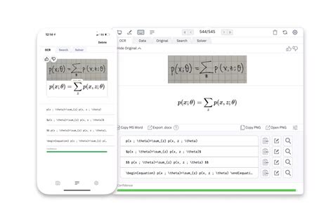 Equation to LaTeX