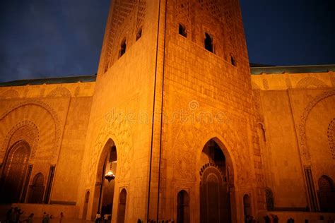 Hassan II Mosque Interior - Ceiling Stock Photo - Image of architectural, mosque: 17485392