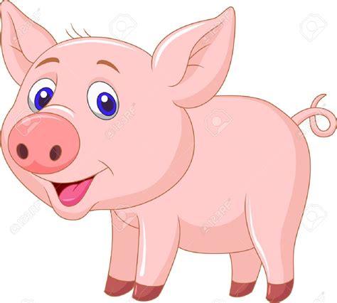Cartoon Clipart Piggy Cartoon Clipart Pig Pink Piggy - vrogue.co
