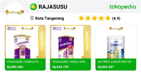 Toko Online Raja Susu Official - Terbaik & Terlengkap | Tokopedia ...