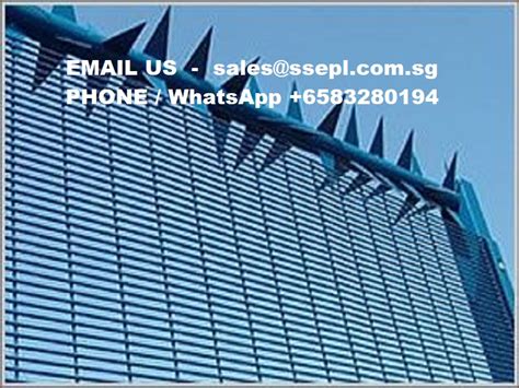 anti climb fence spikes | Singapore Specialized Engineering Pte ltd