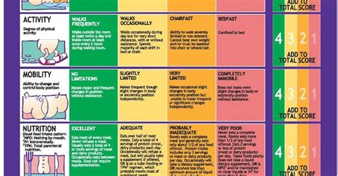 Braden Scale... A pressure ulcer risk assessment tool | Nursing ...