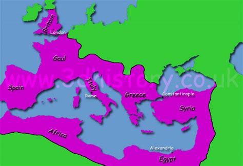 Junior 3d History - Ancient Roman Empire Map