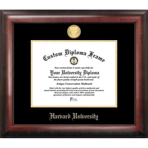 Harvard University Gold Embossed Diploma Frame - Walmart.com