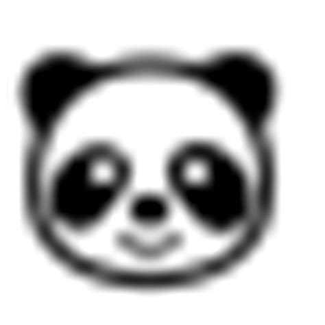 Panda Face Emoji - Copy & Paste - EmojiBase!