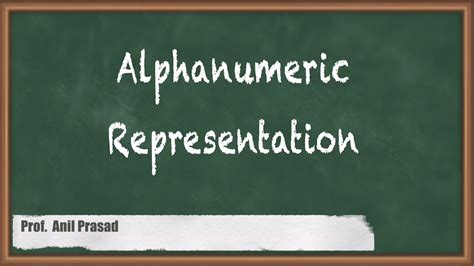 Alphanumeric Representation - Digital Computers - Computer Organisation and Architecture - YouTube