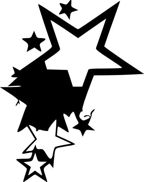 Star Tattoo Clip Art Transparent HQ PNG Download | FreePNGImg