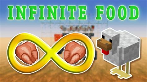 INFINITE FOOD IN MINECRAFT! 100% FULLY AUTOMATIC CHICKEN COOKER - YouTube