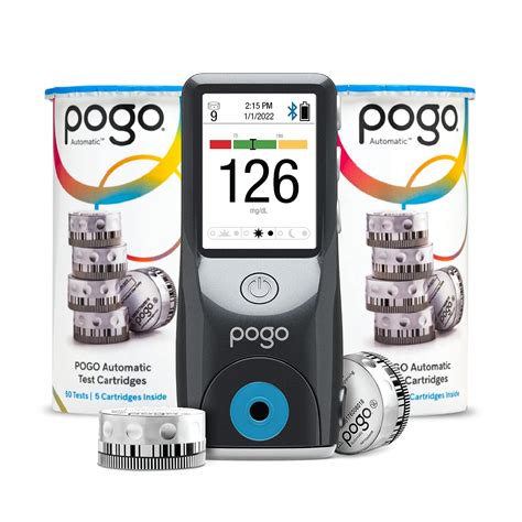 Amazon.com: POGO Automatic One Step Glucometer Starter Kit w/Integrated Test Strip & Lancet ...