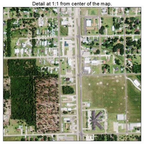 Aerial Photography Map of Winnie, TX Texas