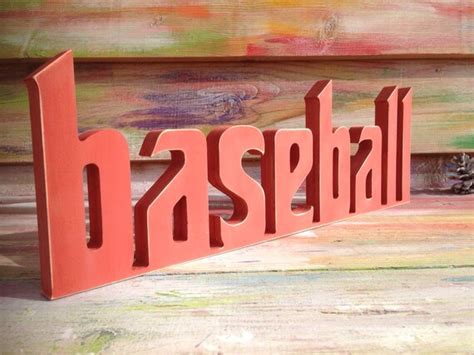 Gift for baseball fans baseball sign wall decor baseball | Etsy