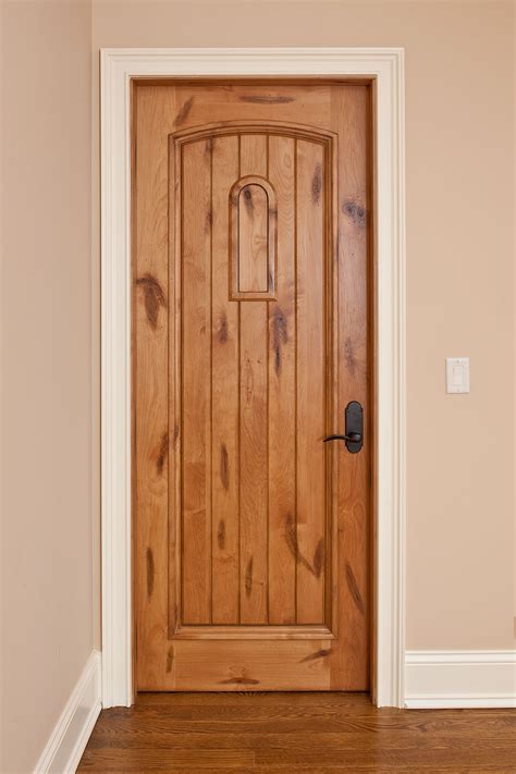 Interior Door - Custom - Single - Solid Wood with Light Knotty Alder ...