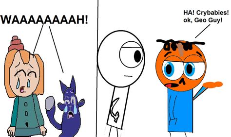 Higor And Geo with Peg And Cat Crying by higorpmatos2005 on DeviantArt