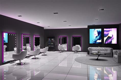 Salon mirrors with lights by Unica Luxury Lighted Mirrors