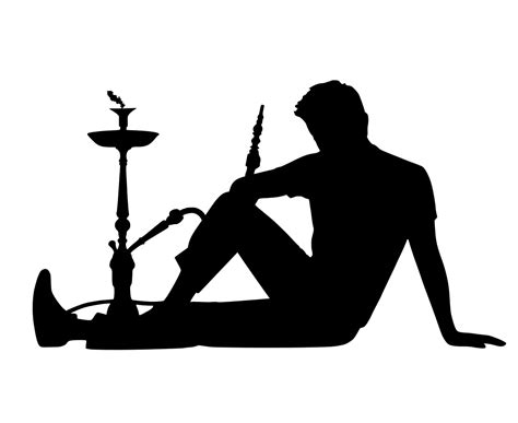 Shisha silhouette