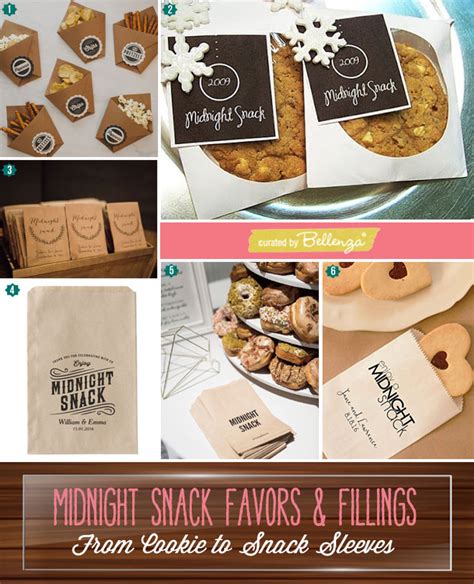 Midnight Snack Wedding Favor Ideas