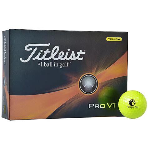 Titleist Pro V1 Yellow Golf Ball - Dozen - Factory Direct 100124-Y-FD : 4imprint.com