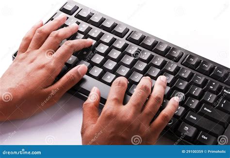 Typing Keyboard Royalty Free Stock Images - Image: 29100359