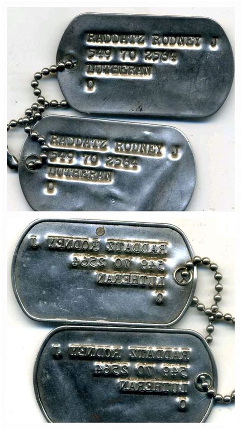 Vietnam war era dog tags ? | Sõja ajaloo portaal. Militaria.ee