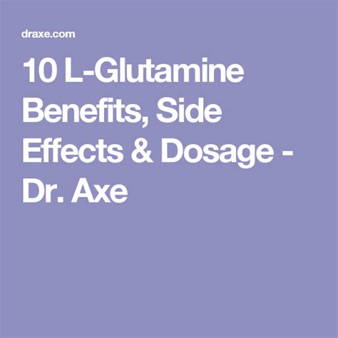 How L-Glutamine Benefits the Gut, Muscle Mass and More | L glutamine benefits, Diabetes diet ...