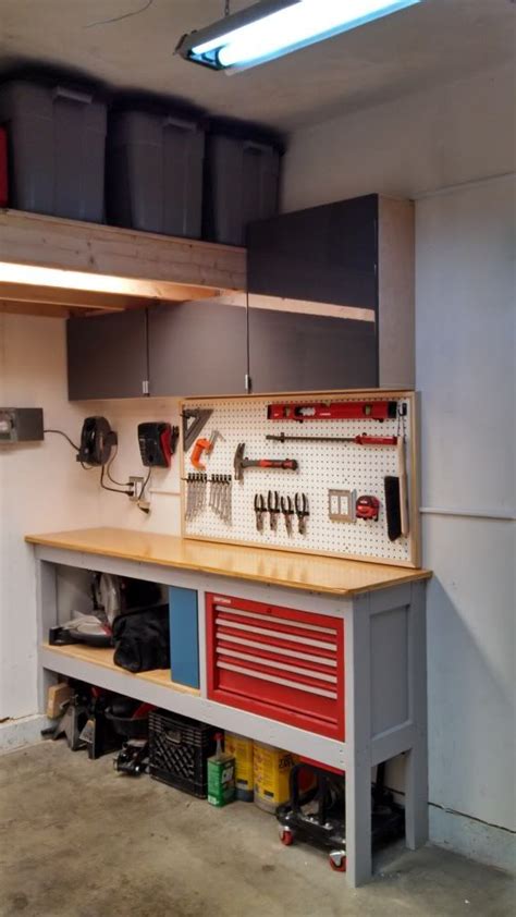 Drawer for my workbench? in 2024 | Diy garage, Garage workshop, Garage interior