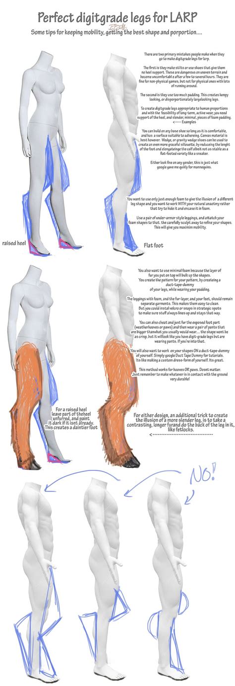 Digitgrade legs for LARP by Magpieb0nes on @DeviantArt | Fursuit tutorial, Cosplay diy, Satyr ...