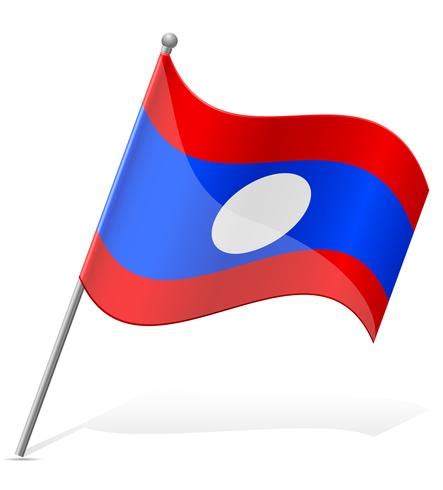 flag of Laos vector illustration 515471 Vector Art at Vecteezy