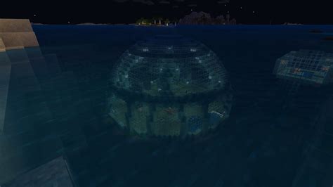 √ minecraft glass dome underwater 797932-Minecraft underwater glass ...