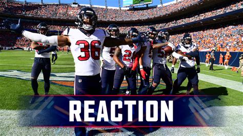 REACTION: Christian Kirksey, Texans Defense celebrate turnover