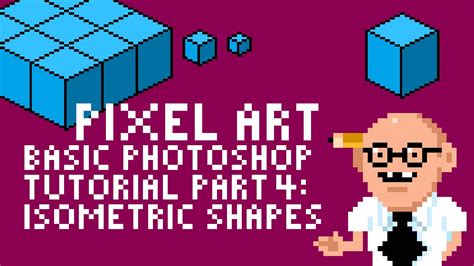 Pixel Art Basics Tutorial Part 4: Isometric Shapes by PXLFLX - YouTube