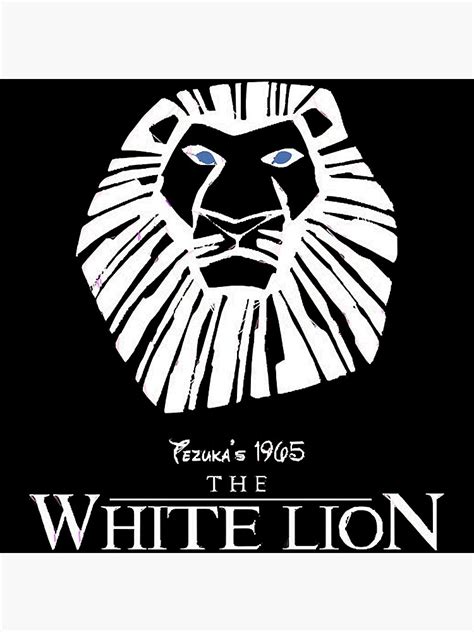 "The White Lion " Poster for Sale by CooperTaplin | Redbubble