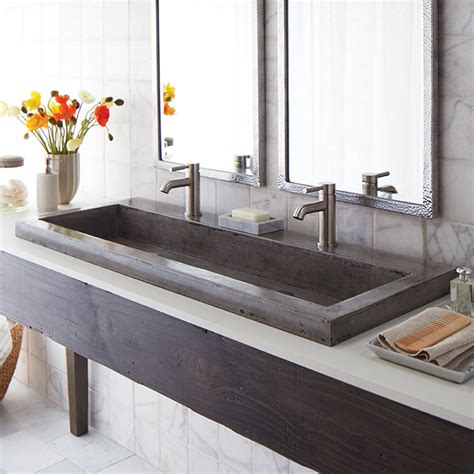 Native Trails Trough 48" Stone Bath Sink & Reviews | Wayfair