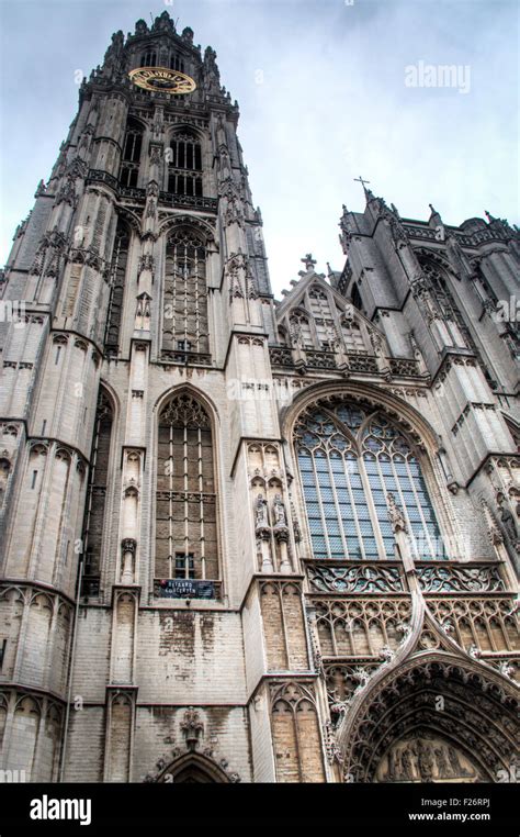 The cathedral of Antwerp, Belgium Stock Photo - Alamy