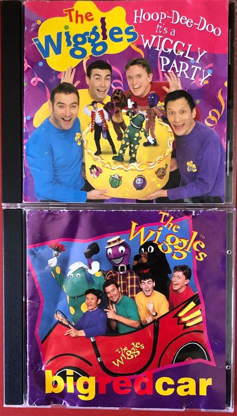 2 x CDs The Wiggles Hoop-Dee-Doo! It's a Wiggly Party - Big Red Car | eBay