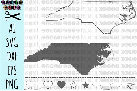 Nc State Outline Vector at Vectorified.com | Collection of Nc State ...