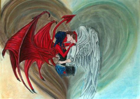 The Love of an Angel and Demon by AngelOfDragon on DeviantArt