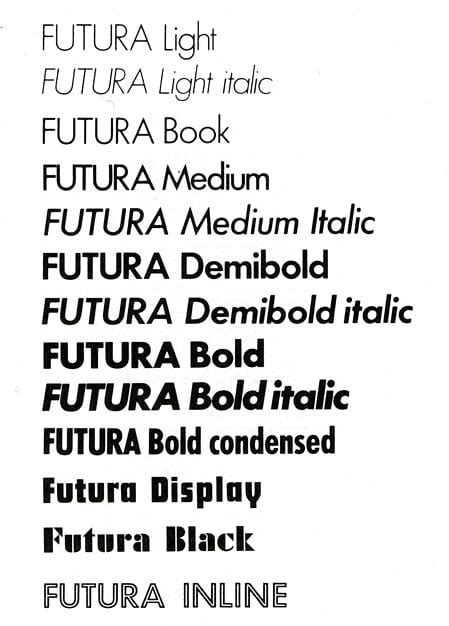 Futura Font Family - Download Free Fonts