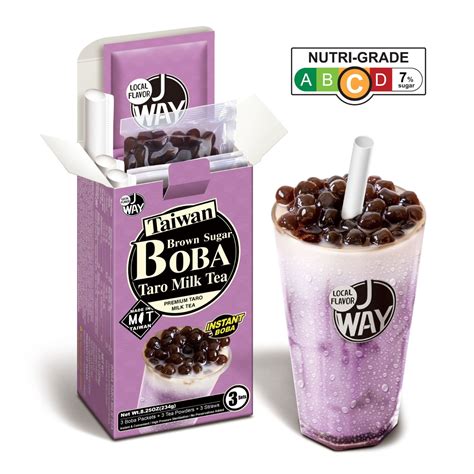 TARO Boba Milk Tea Set (3 Drinks) - JWAY Foods Singapore