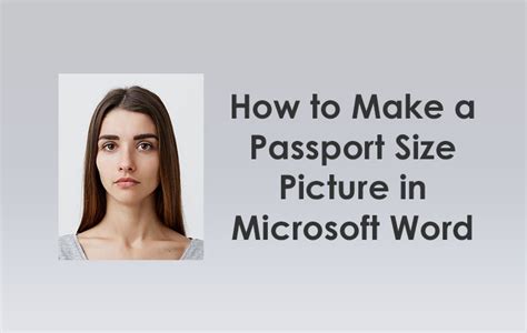 How to Make a Passport Size Picture in Microsoft Word - Tech Pilipinas